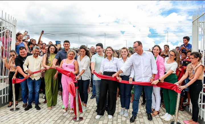 Prefeita de Lagarto, Hilda Ribeiro, inaugura ‘Estação Cidadania - Esporte’, fruto de parceria com o Governo Federal